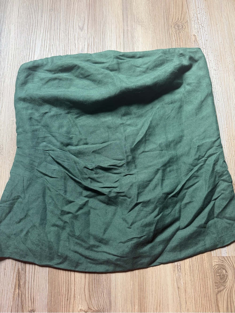 Set strapless top and a skirt LOFT Olive Green Maxi Skirt - Picture 7 of 8